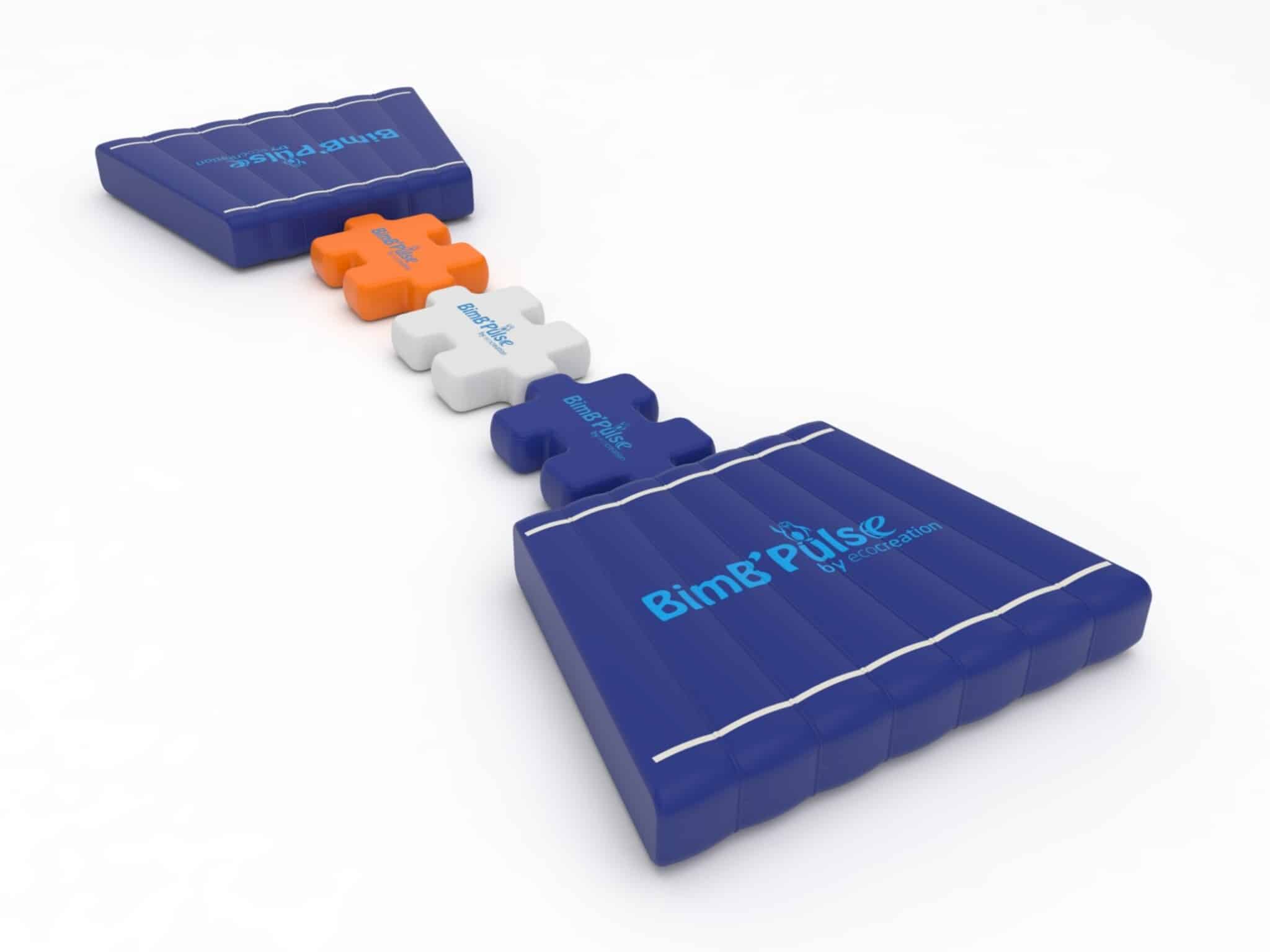Module gonflable BimB'Pulse : puzzles sur l'eau