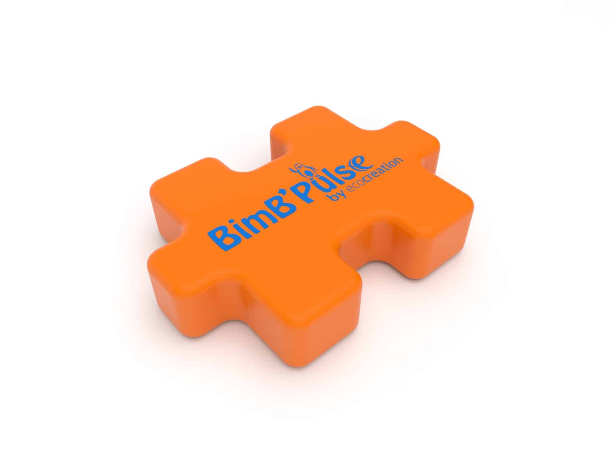 Module gonflable BimB'Pulse : puzzle orange
