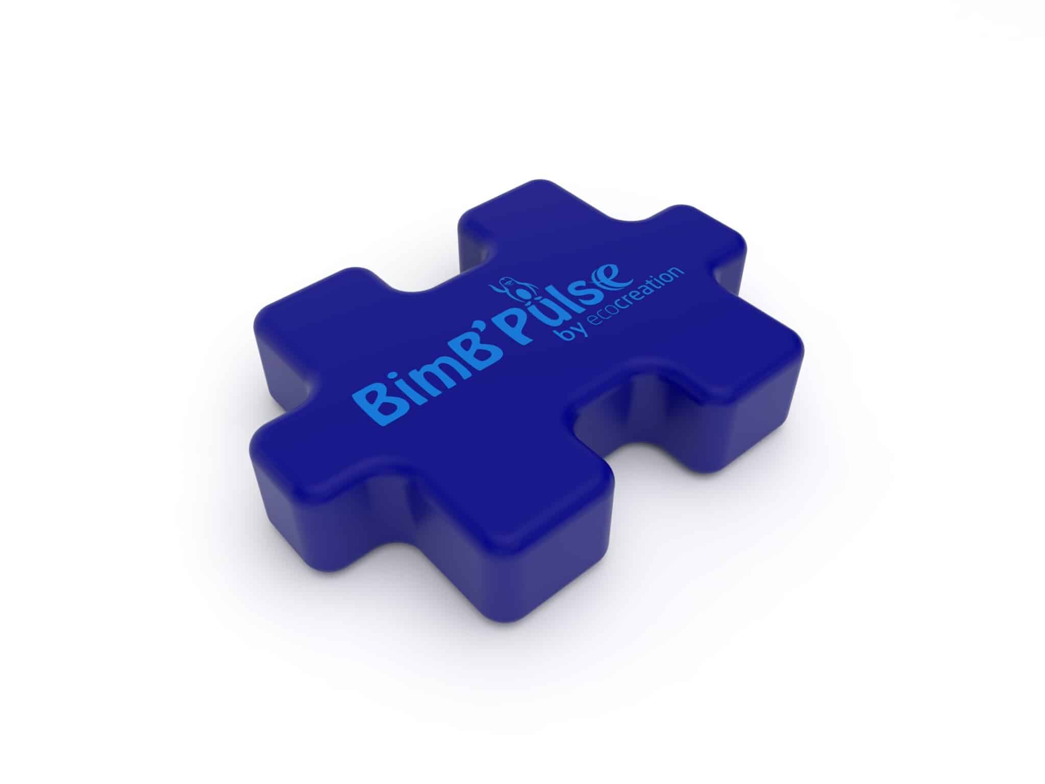 Module gonflable BimB'Pulse : puzzle bleu